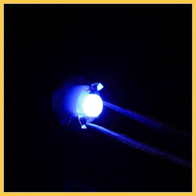 REPAIROCK 10pcs DC 12V T5 B8.4D LED Dashboard Light Blue for Car Internal Auto Replacement Parts - Image 2